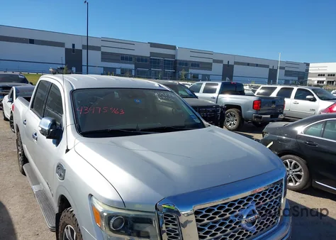 2017 Nissan Titan Sl from USA, damaged, VIN 1N6AA1E67HN517568